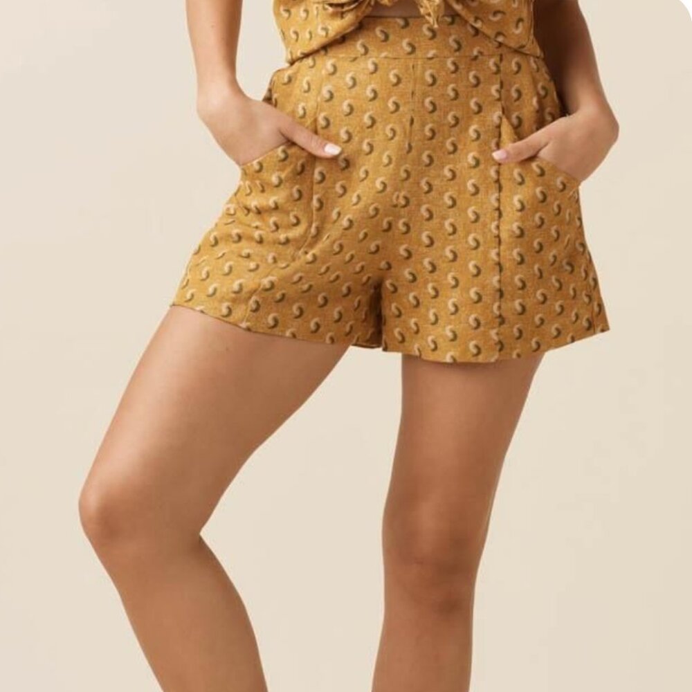 VETTA The Linen‎ Short - Moon Print Size S